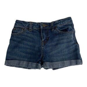 Cherokee Girls Denim Shorts Size S 6/6X Adjustable Waist